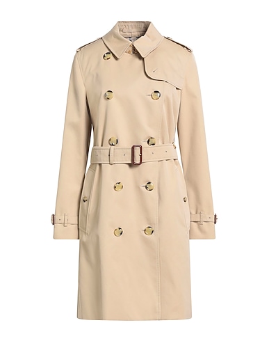 BURBERRY Double breasted pea coat Beige 100% Cotton