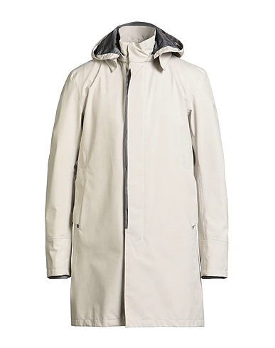 HERNO Full-length jacket LAMINAR Light grey 100% Polyester, PTFE - Polytetrafluoroethylene, Polyamide, Elastane