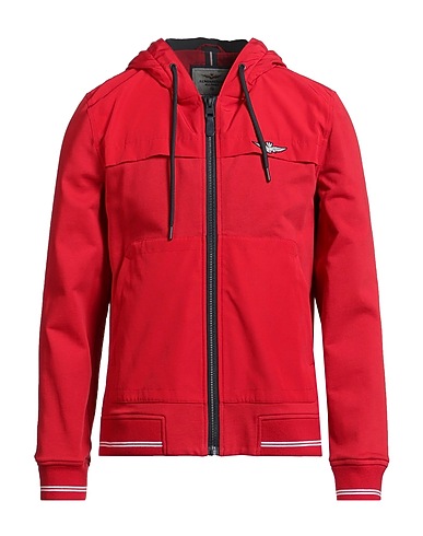AERONAUTICA MILITARE Jacket Red 66% Cotton, 34% Polyester