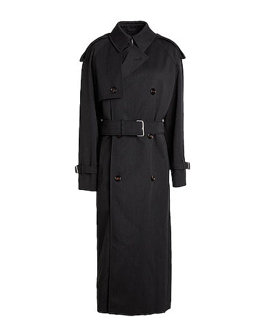 BURBERRY Double breasted pea coat Charcoal 100% Wool