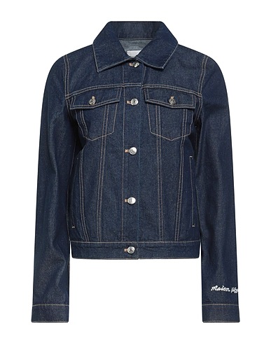 MAISON KITSUNÉ Denim jacket Blue 100% Cotton