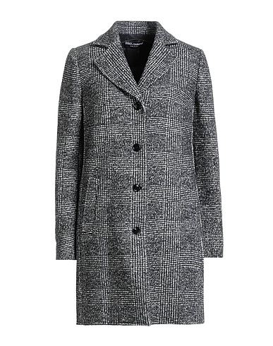 DOLCE&GABBANA Coat Black 59% Wool, 41% Cotton