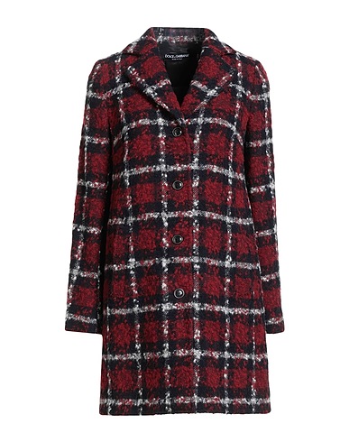 DOLCE&GABBANA Coat Brick 45% Alpaca wool, 45% Wool, 10% Polyamide