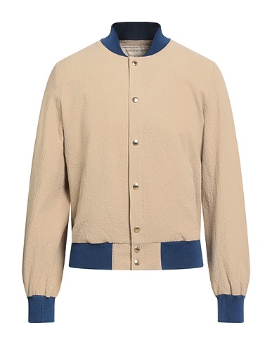 MAISON KITSUNÉ Jacket Beige 98% Cotton, 2% Elastane