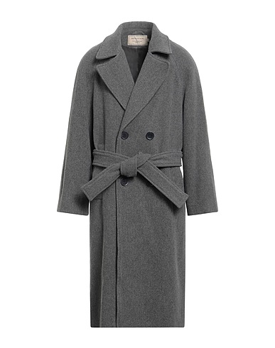 MAISON KITSUNÉ Coat Grey 80% Wool, 20% Polyamide