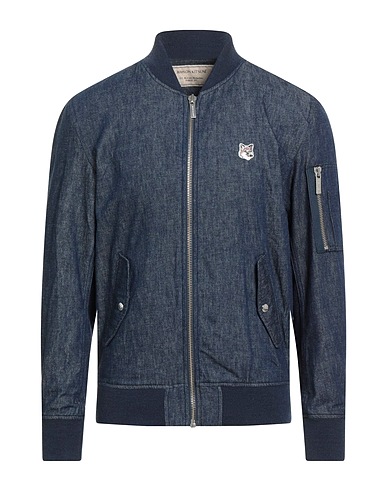 MAISON KITSUNÉ Denim jacket Blue 100% Cotton