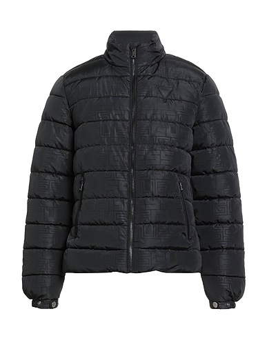 GUESS Shell jacket Black 100% Polyester