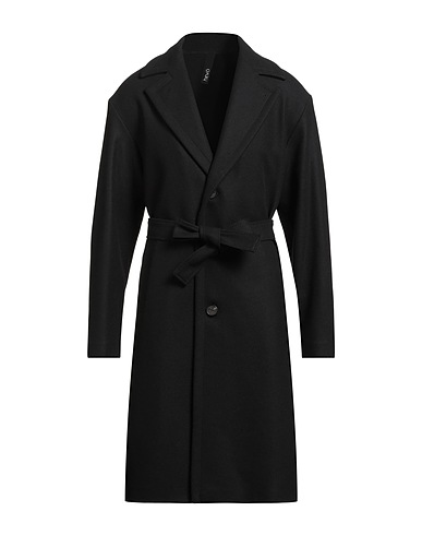 HEVÒ Coat Black 80% Virgin Wool, 20% Polyamide