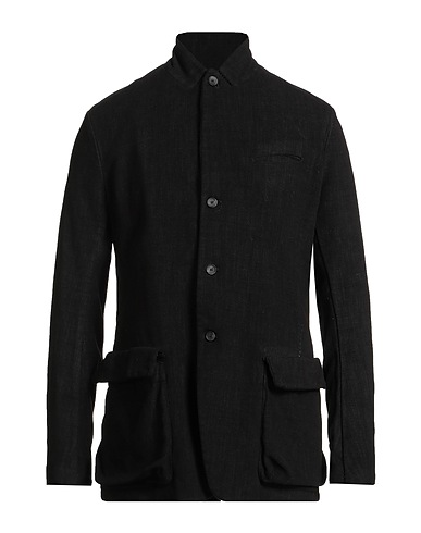 MASNADA Giubbotto Nero 98% Cotone, 2% Elastan