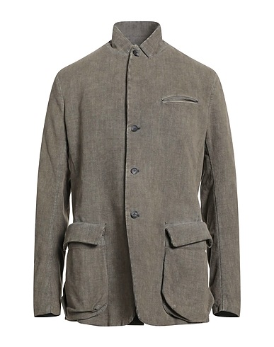 MASNADA Jacket Military green 98% Cotton, 2% Elastane