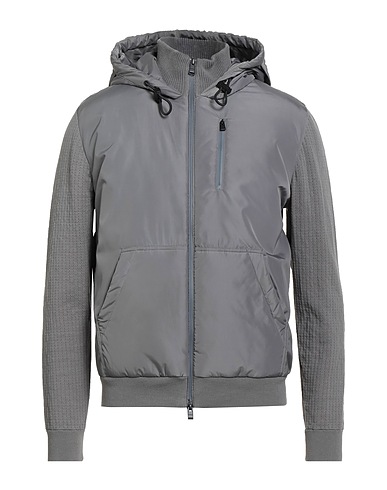 BOSS Jacket PERFORMANCE Grey 82% Cotton, 18% Polyamide, Recycled polyester