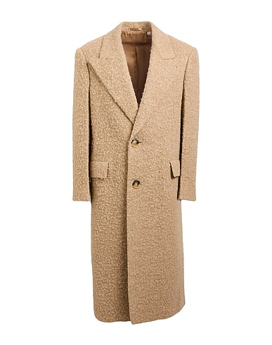 BURBERRY Coat Beige 33% Linen, 24% Wool, 15% Alpaca wool, 15% Polyamide, 13% Mohair wool