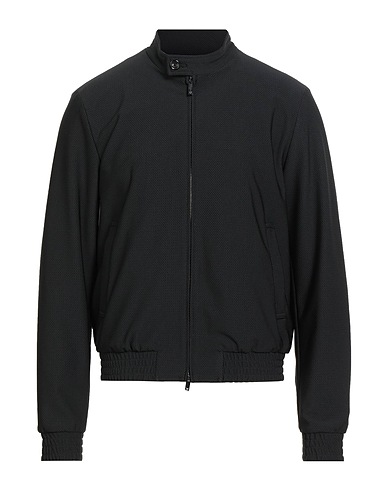 EMPORIO ARMANI Jacket Black 90% Polyester, 10% Elastane