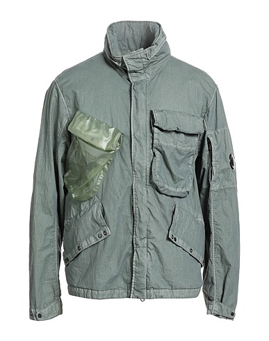C.P. COMPANY Jacket Dark green 71% Cotton, 29% Polyamide, Polyurethane resin