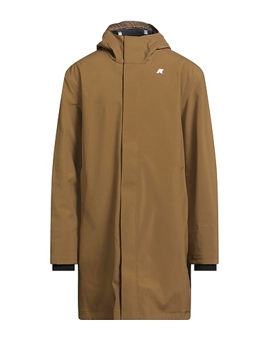 K-WAY Full-length jacket Khaki 85% Polyester, 15% Polyurethane