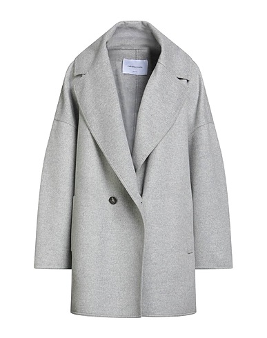 FABIANA FILIPPI Coat Light grey 90% Virgin Wool, 10% Cashmere