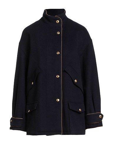 SEALUP 코트 미드나잇 블루 90% 울, 10% 캐시미어