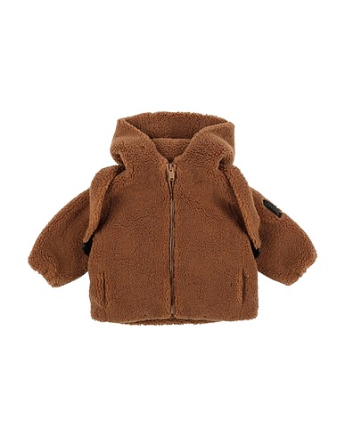 BOMBOOGIE Teddy Coat Marrone 100% Poliestere