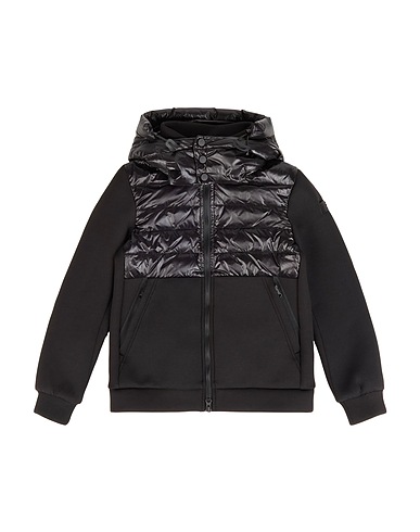PEUTEREY Shell  jacket Black 100% Polyamide, Polyester, Viscose, Elastane
