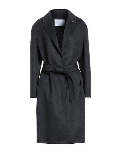 FABIANA FILIPPI Coat Charcoal 90% Virgin Wool, 10% Cashmere