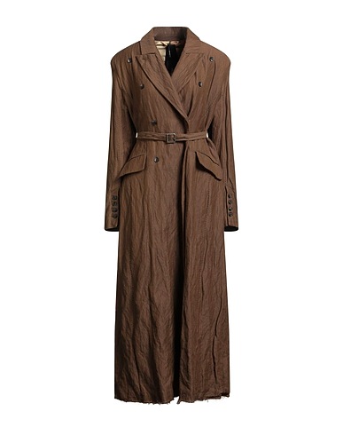 MASNADA Coat Brown 60% Cotton, 35% Wool, 5% Metal