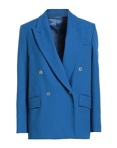 SUPER BLOND Blazer Slate blue 100% Viscose