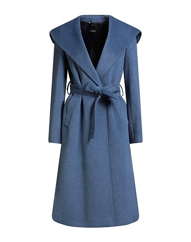 SOPI Manteau long Bleu pétrole 40% Acrylique, 30% Polyester, 22% Laine, 5% Polyamide, 3% Autres fibres