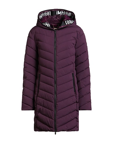 IN MY HOOD Shell jacket Plum 100% Polyester