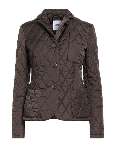 ASPESI Shell jacket Dark brown 100% Polyamide