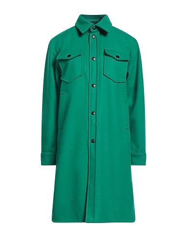 DEPARTMENT 5 Coat Emerald green 80% Wool, 20% Polyamide