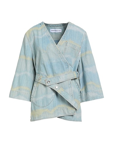 DEPARTMENT 5 Denim jacket Blue 87% Cotton, 13% Polyester