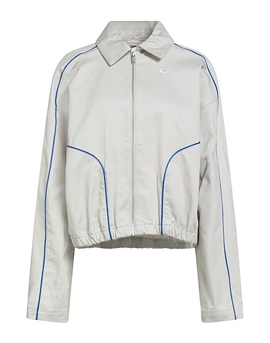 NIKE Jacket Light grey 100% Cotton