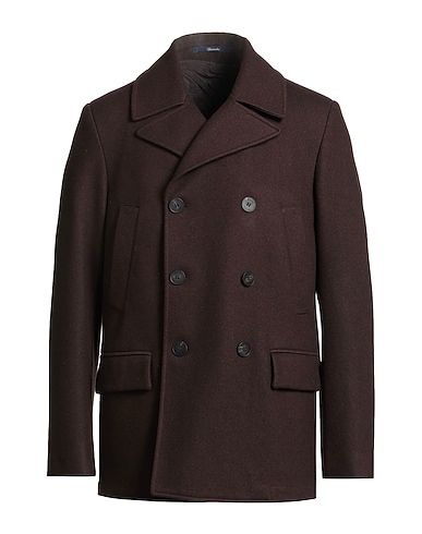 DRUMOHR Coat CIOCCOLATO 80% Wool, 20% Polyamide