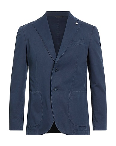 L.B.M. 1911 Blazer Navy blue 100% Cotton