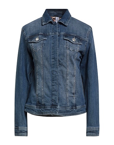 LIU •JO Denim jacket Blue 98% Cotton, 2% Elastane, Polyester
