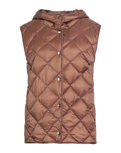 MAX MARA THE CUBE Gilet Brown 100% Polyamide