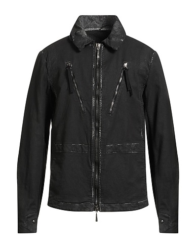 MASNADA Jeansjacke Schwarz 90% Baumwolle, 10% Elastan