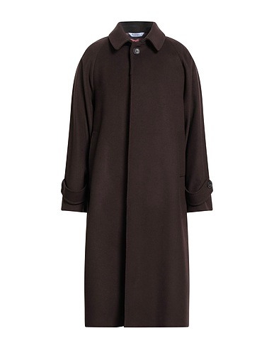 BOTTEGA MARTINESE Coat Chocolate brown 65% Virgin Wool, 20% Polyamide, 10% Cashmere, 5% Other Fibres