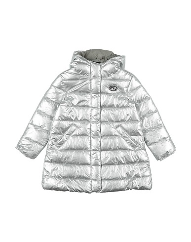 DIESEL Shell jacket Silver 100% Nylon