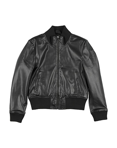 DIESEL Jacket Black 100% Polyester, Polyurethane, Elastane