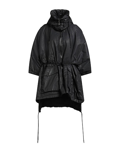 MASNADA Coat Black 98% Cotton, 2% Elastane