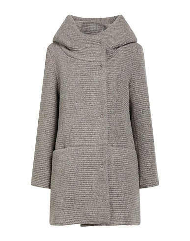 SOPI Cappotto Tortora 37% Poliestere, 36% Acrilico, 17% Lana Vergine, 10% Lana mohair