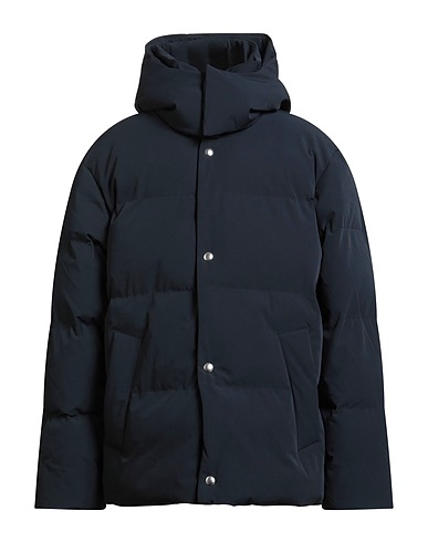 SANDRO Shell jacket Navy blue 87% Polyamide, 13% Elastane