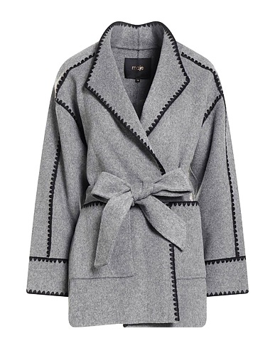 MAJE Jacket Grey 82% Wool, 18% Polyamide