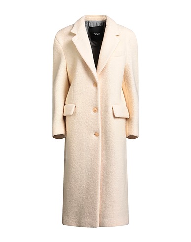 HEVÒ Coat Cream 95% Virgin Wool, 5% Polyamide
