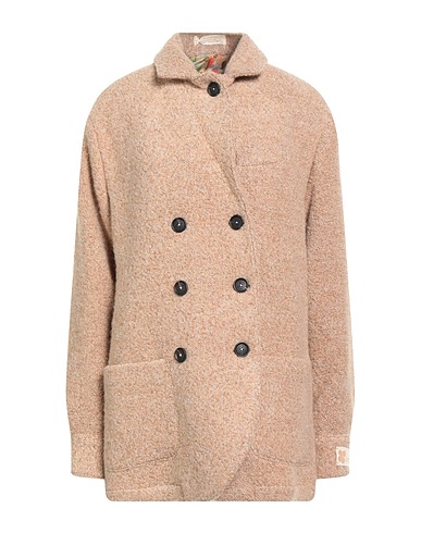 MASSIMO ALBA Coat Beige 46% Alpaca wool, 43% Virgin Wool, 11% Nylon