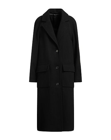 MARGARET HOWELL Coat Black 100% Wool