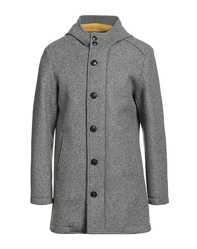 BARBATI Coat Grey 40% Viscose, 29% Polyester, 18% Acrylic, 11% Wool, 2% Elastane