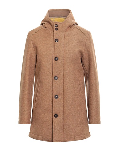 BARBATI Coat Camel 40% Viscose, 29% Polyester, 18% Acrylic, 11% Wool, 2% Elastane