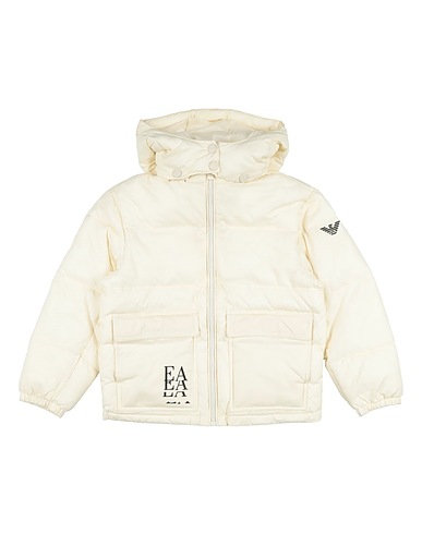 EMPORIO ARMANI Shell jacket Cream 100% Polyamide